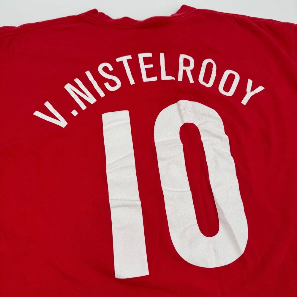 Vintage Nike Manchester United V.Nistelrooy #10 Soccer Jersey L‎